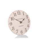 6" Arabic Mantel Clock, Shy Pink
