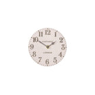 6" Arabic Mantel Clock, Shy Pink - Angela Reed - 