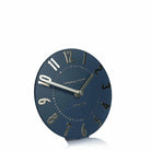 6" Mulberry Mantel Clock, Midnight Blue