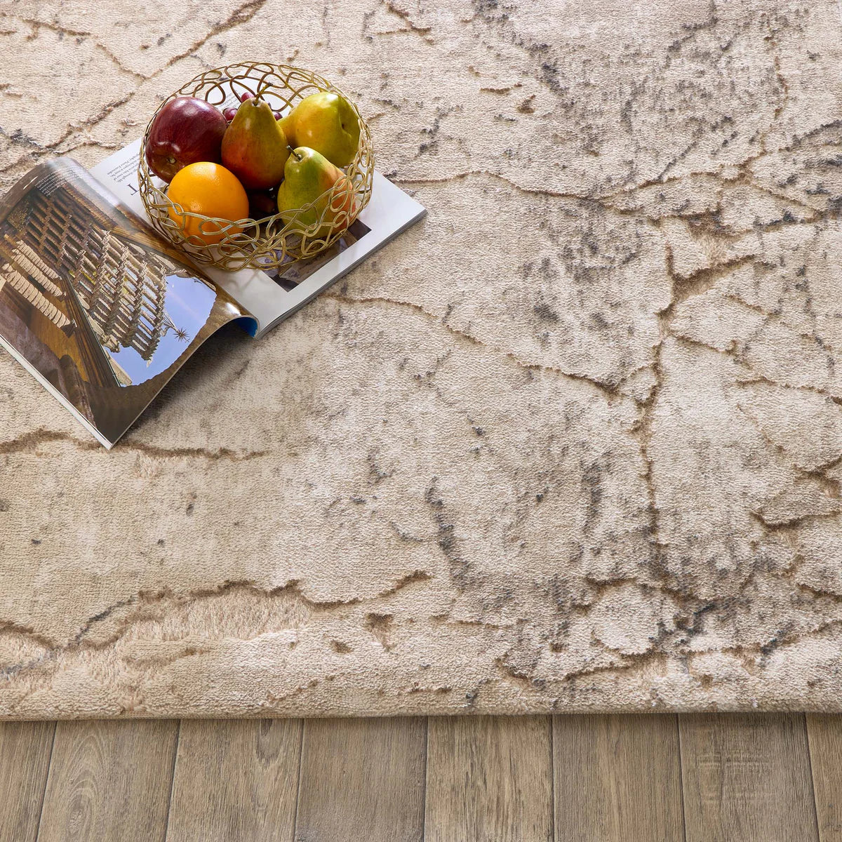 Origins Calacatta Earth Rug 67 x 230cm runner,200 x 290cm