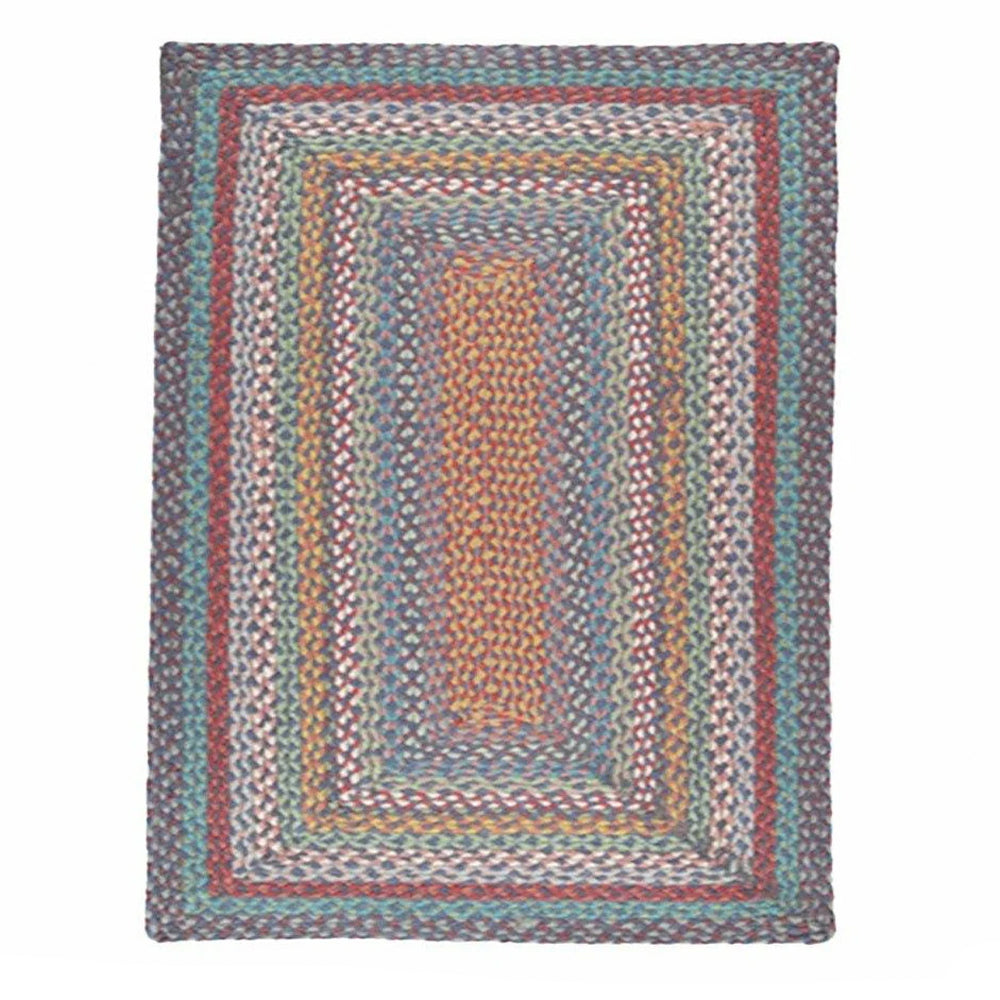 Carnival Blue Jute Rug 2 x 3',3 x 5',6 x 4',2 x 6' Runner