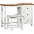 Dorset Dressing Table and Stool White
