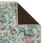 Reverse side showing the integrated dark brown non-slip backing