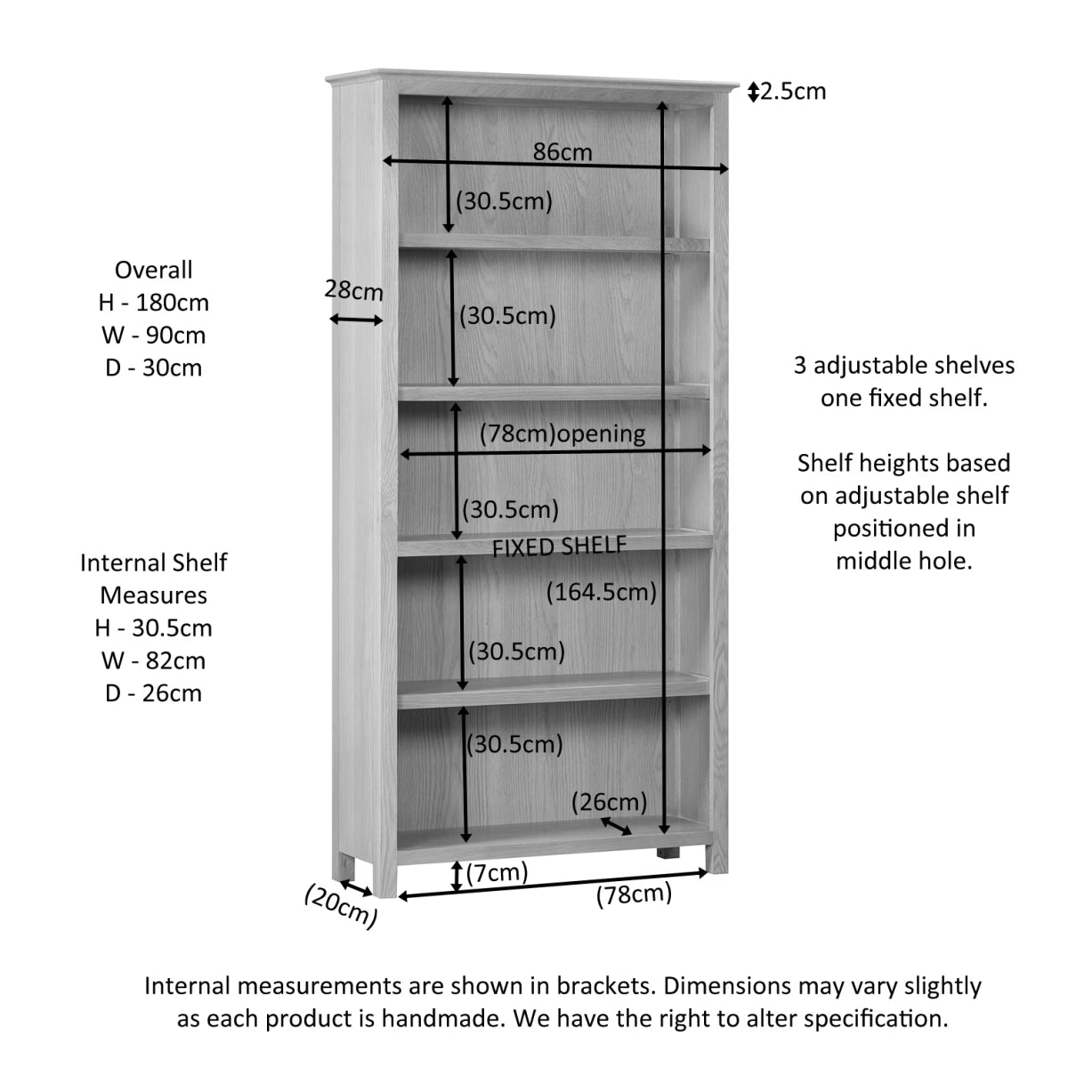 Malmo Large Bookcase