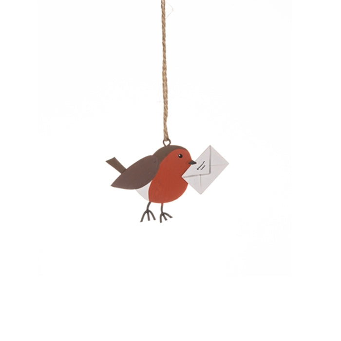 Robin Posting Xmas Card