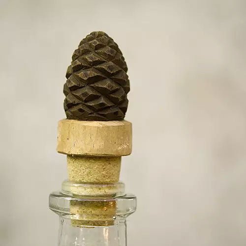 Pine Cone Bottle Stopper