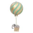 Animals in Hot Air Balloon Decoration, Assorted - Angela Reed - Christmas Decorations