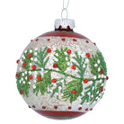 Antique White Glass Berries Bauble - Angela Reed - Christmas Decorations