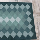 Argyll Rug, Teal 70 x 220 cm,70 x 150 cm