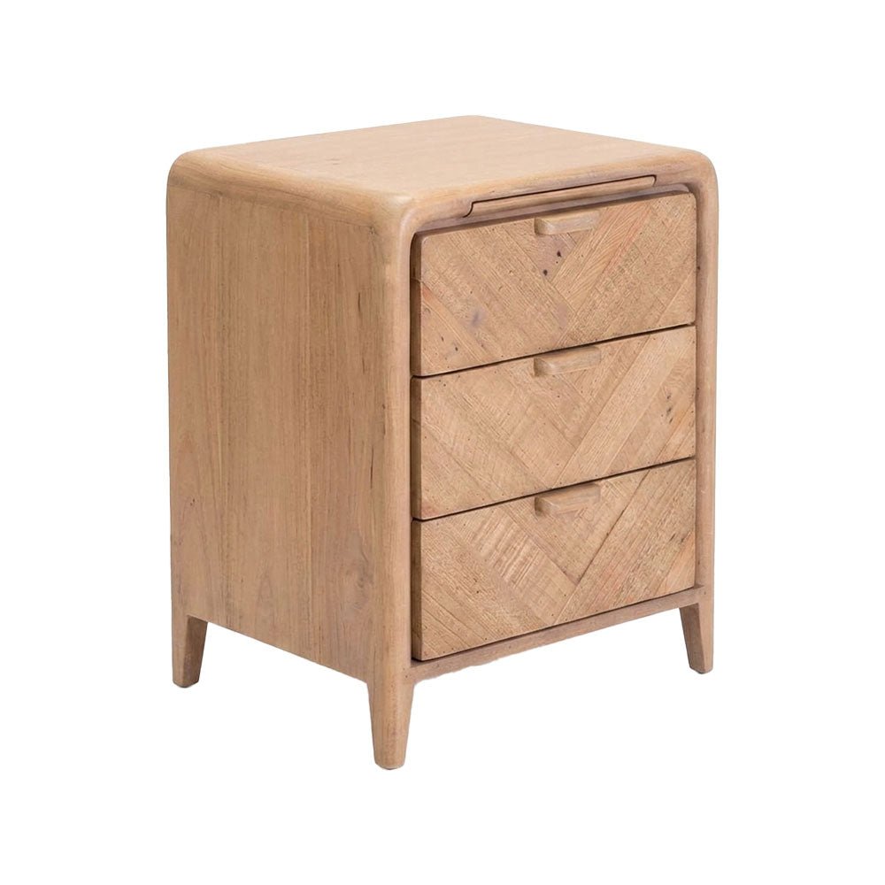 Arthur Large 3 Drawer Bedside Chest