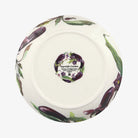 Aubergine and Flowers Medium Pasta Bowl