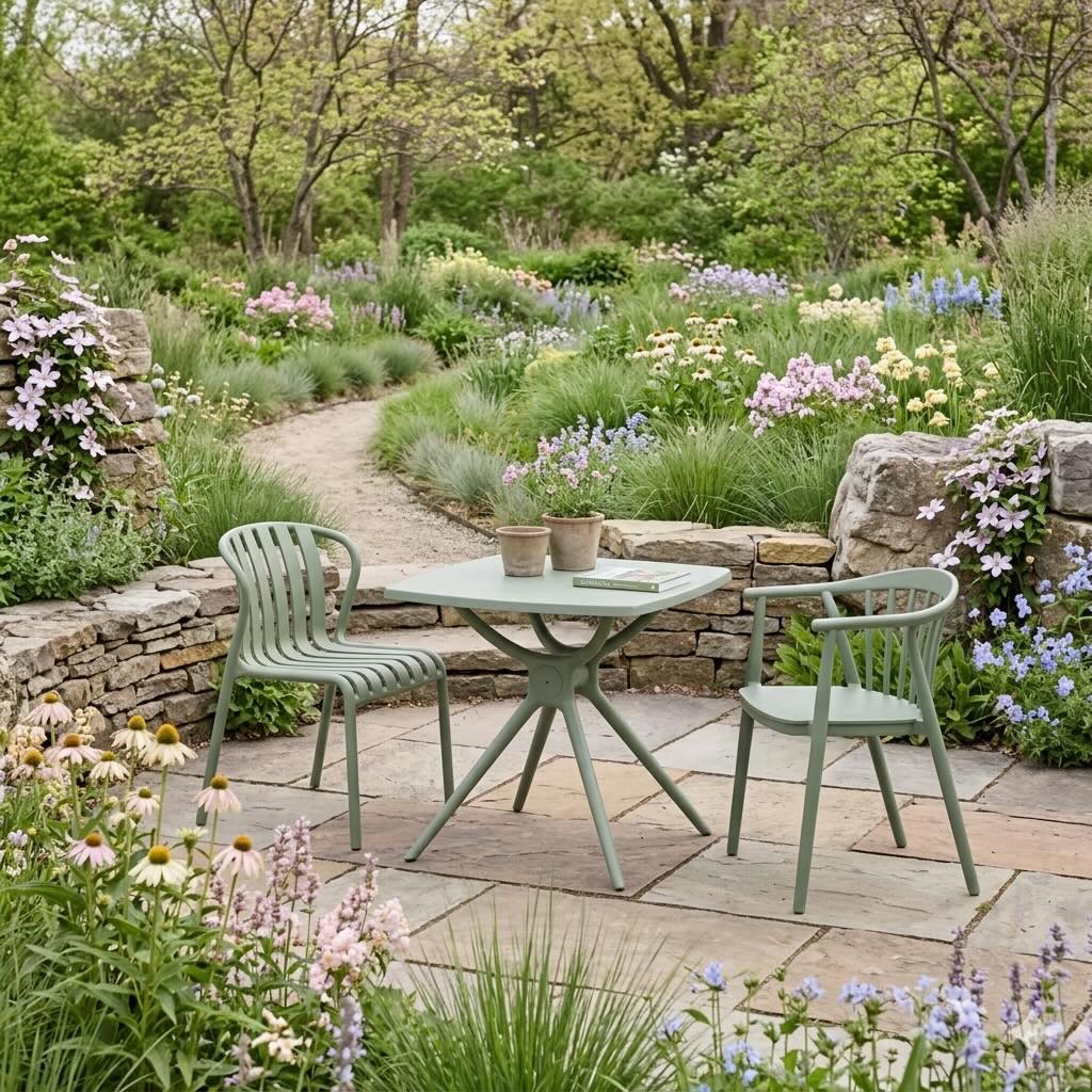 Echo French Grey Outdoor Chair
