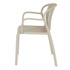 Axis Putty Grey Carver Outdoor Chair