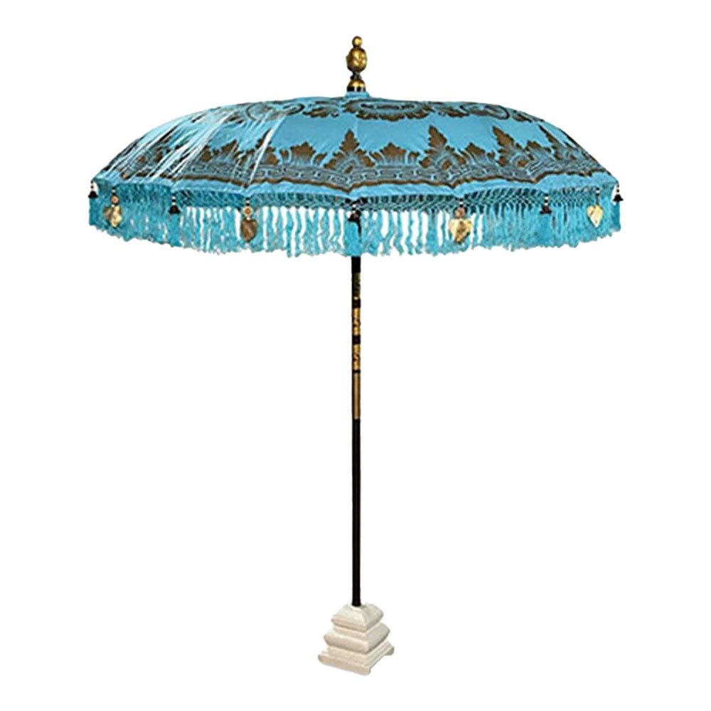 Bali Sun Parasol Blue and Gold
