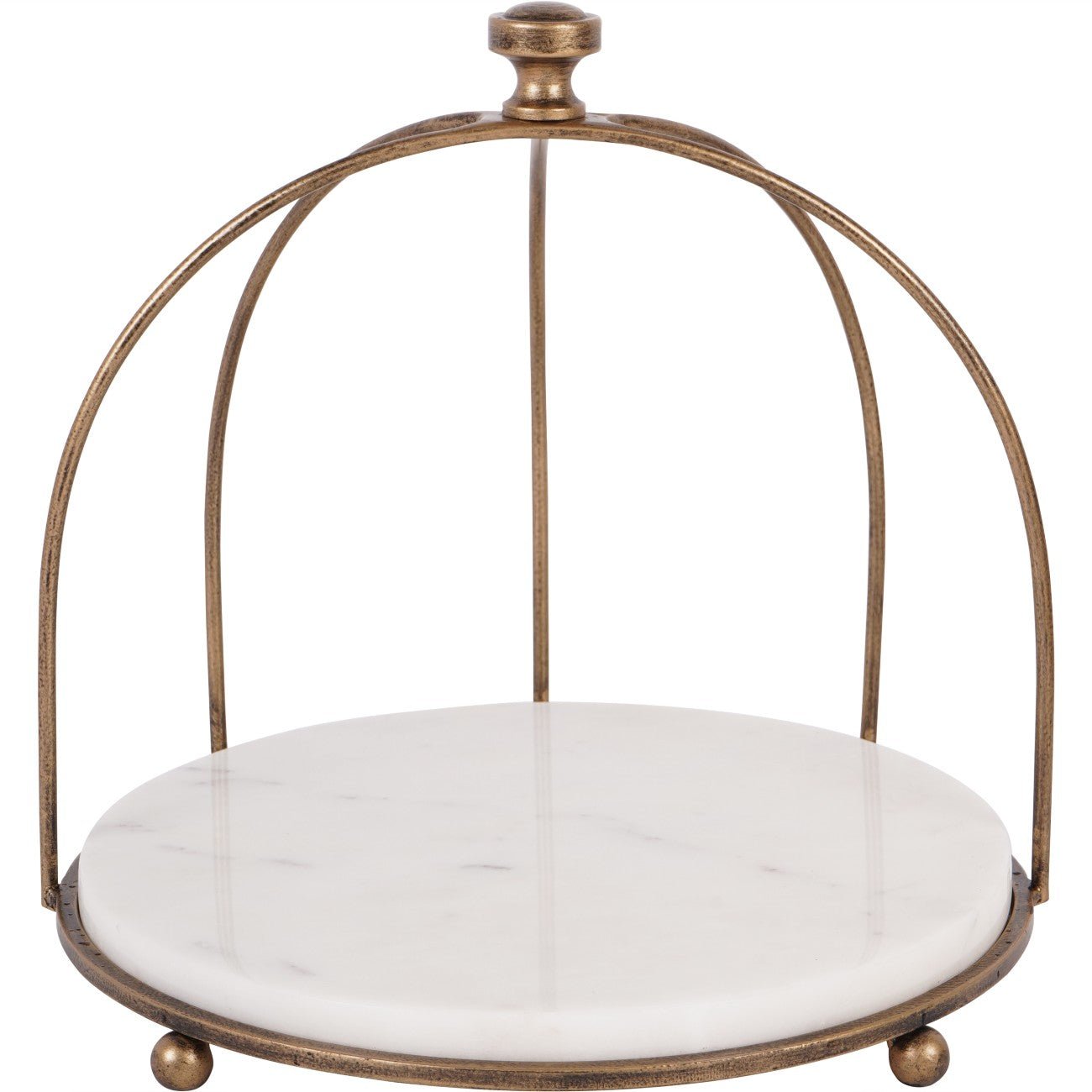 Belvedere Gold Single Tier Stand