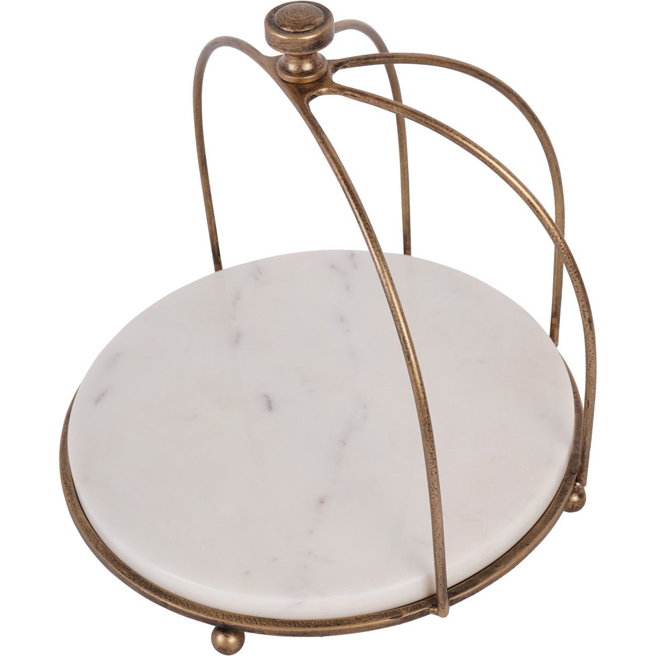 Belvedere Gold Single Tier Stand