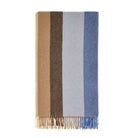 Block Stripe Yellow & Blue Throw by Bronte