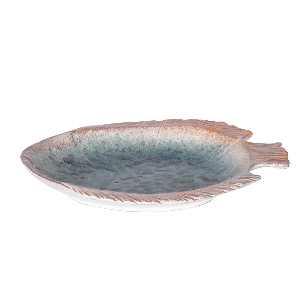 Blue Ombre Turbot Plate