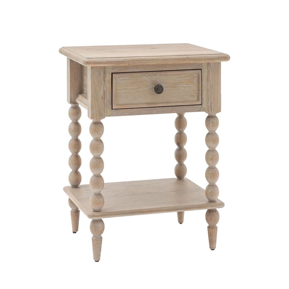 Bobbin 1 Drawer Bedside