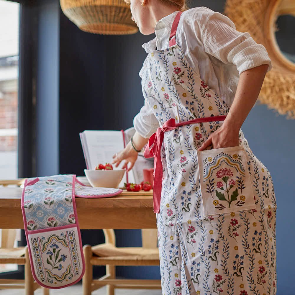 Boho Floral Apron - Angela Reed -