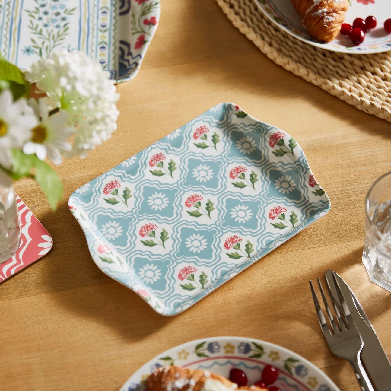 Boho Floral Small Tray