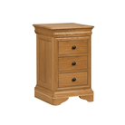 Bordeaux Bedside Chest Oak
