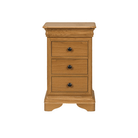 Bordeaux Bedside Chest Oak,Grey Paint
