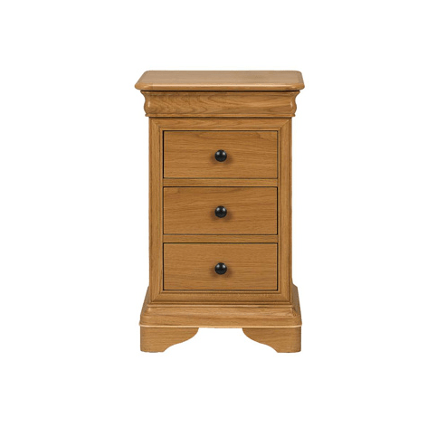 Bordeaux Bedside Chest Oak,Grey Paint
