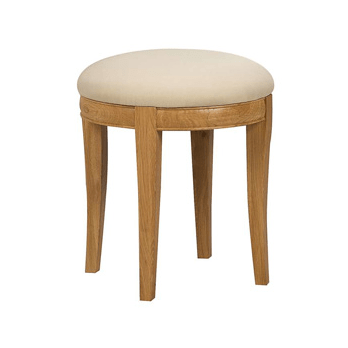 Bordeaux Dressing Stool Oak,Grey Paint