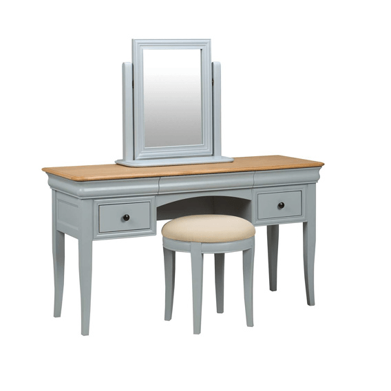 Bordeaux Dressing Table Oak,Grey Paint