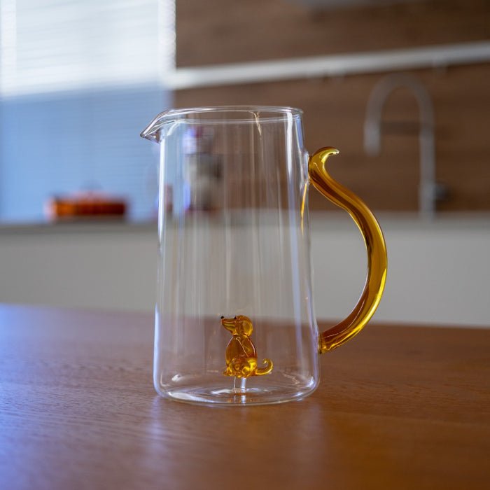Borosilicate Dog Glass Carafe
