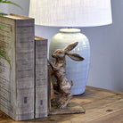 Boxing Hare Bookends