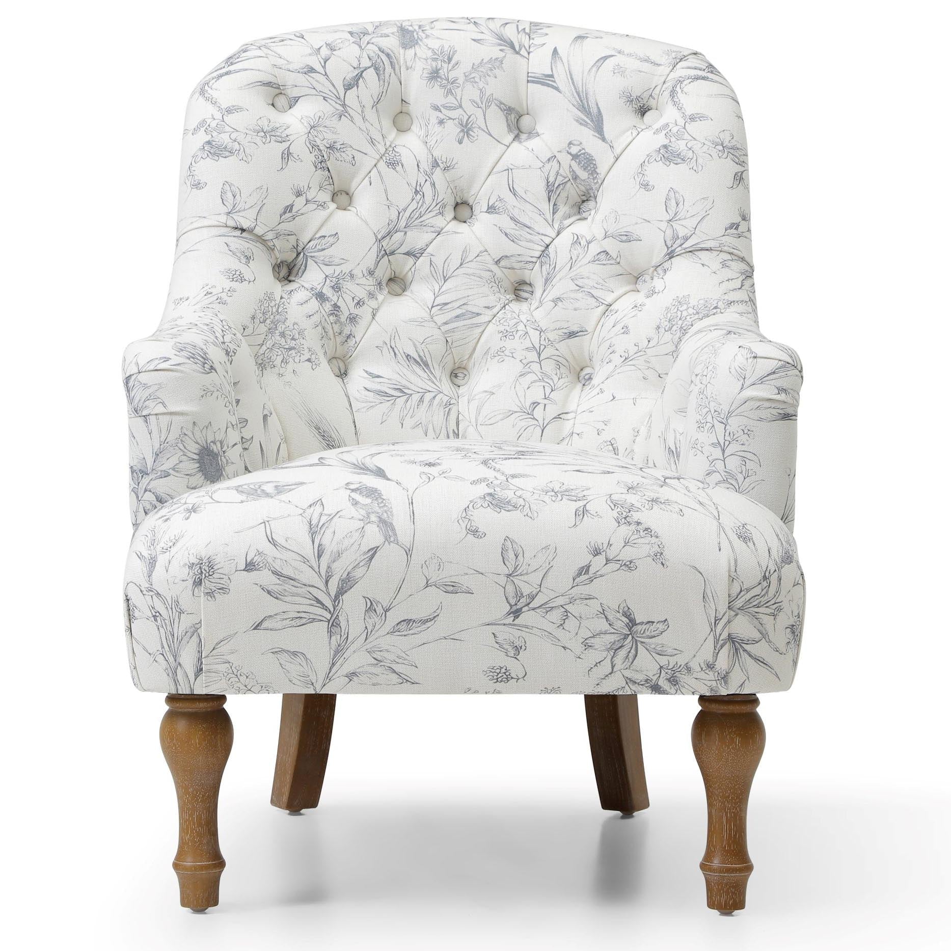 Brooke Chair Antheia Charcoal Linen,Antheia Cream Linen,Meadow Print Natural