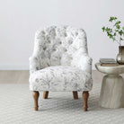 Brooke Chair Antheia Charcoal Linen,Antheia Cream Linen,Meadow Print Natural