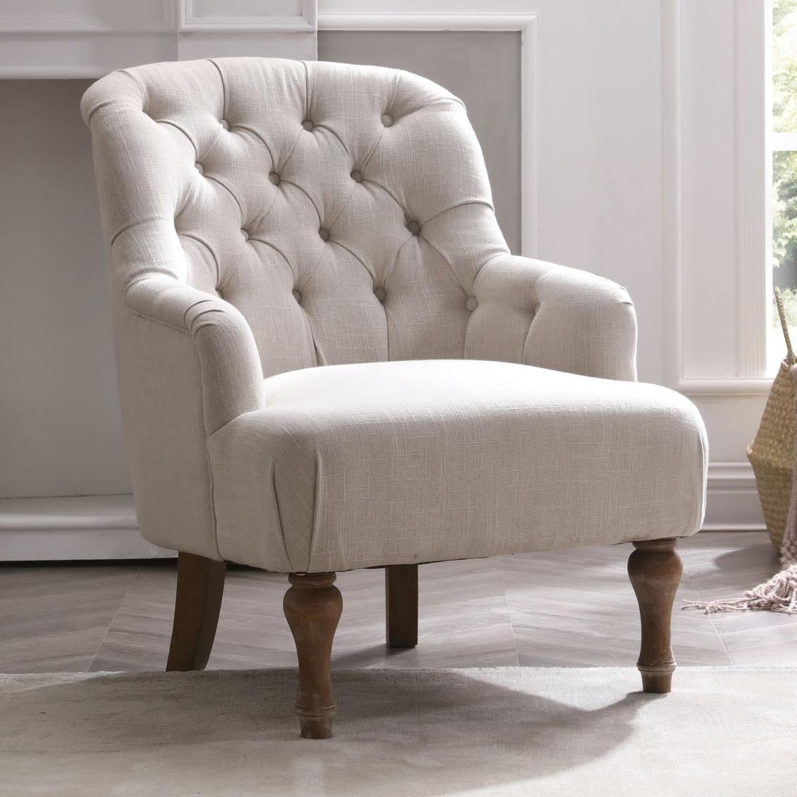 Brooke Chair Antheia Charcoal Linen,Antheia Cream Linen,Meadow Print Natural