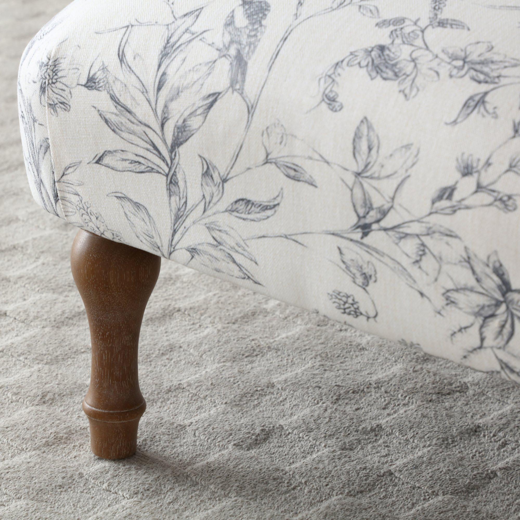 Brooke Chair Antheia Charcoal Linen,Antheia Cream Linen,Meadow Print Natural