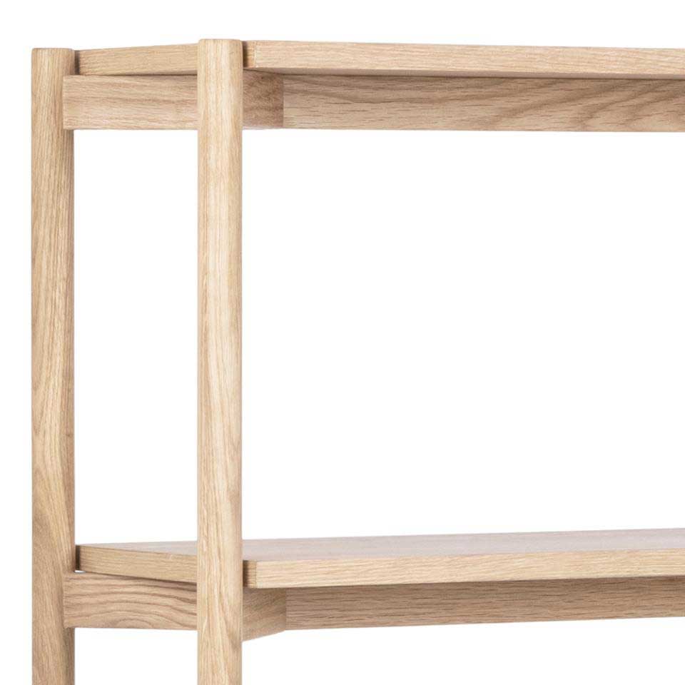 Brussels Bookcase, Tall Limed Oak,Oiled Oak