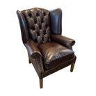 Buckingham Wing Chair Fumo Hide