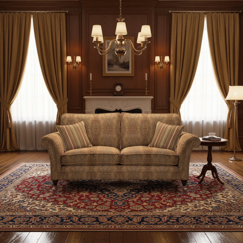 Burghley Large 2 Seat Sofa by Parker Knoll Marni Aloe (A) / Marni Aloe (A),Marni Aloe (A) / Baslow Plain Gold (A),Marni Aloe (A) / Baslow Plain Mulberry (A),Marni Aloe (A) / Contour Forest (B),Marni Aloe (A) / Contour Pacific (B),Marni Aloe (A) / Contour Sunset (B),Marni Aloe (A) / Gala Plain Dove Grey (B),Marni Aloe (A) / Baslow Medallion Gold (B),Marni Aloe (A) / Baslow Stripe Gold (B),Marni Aloe (A) / Baslow Medallion Mulberry (B),Baslow Plain Gold (A) / Marni Aloe (A),Baslow Plain Gold (A) / Baslow Plai