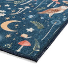 Catherine Lansfield Twilight Animals Rug, Blue 61 x 170cm,76 x 150cm,76 x 230cm,122 x 170cm,152 x 230cm
