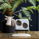 Ceramic Cow, White