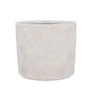 Ceramic Plant Pot, White Cosmos Large
