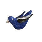 Ceramic Sitting Seagull, Navy