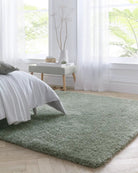 Chicago Shaggy Rug, Sage Green 110 x 160cm,133cm Circle,140 x 200cm,160 x 230cm,200 x 290cm,67 x 200cm,90 x 150cm