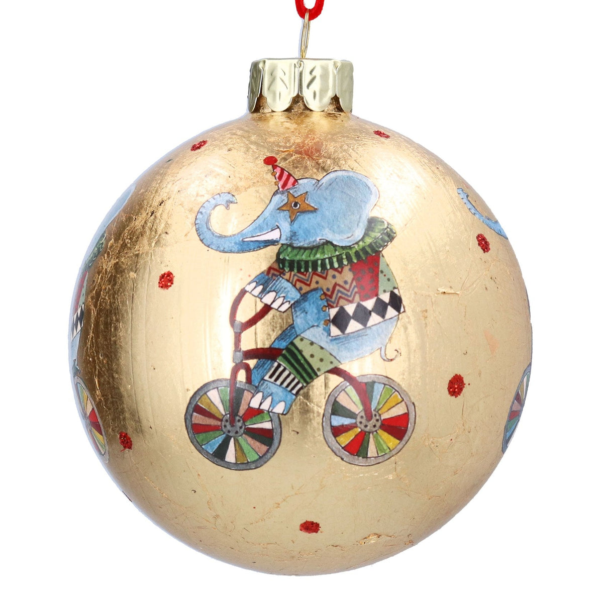 Christmas Circus Elephant Bauble - Angela Reed - Christmas Decorations