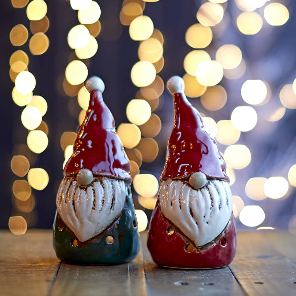 Christmas Gonk Tea-light, Assorted Colours