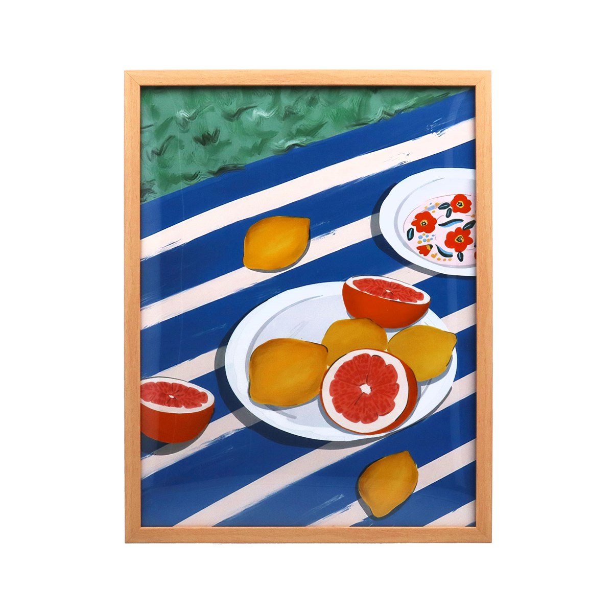 Citrus Plate Framed Artwork