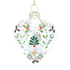 Clear Alpine Glass Heart - Angela Reed - Christmas Decorations