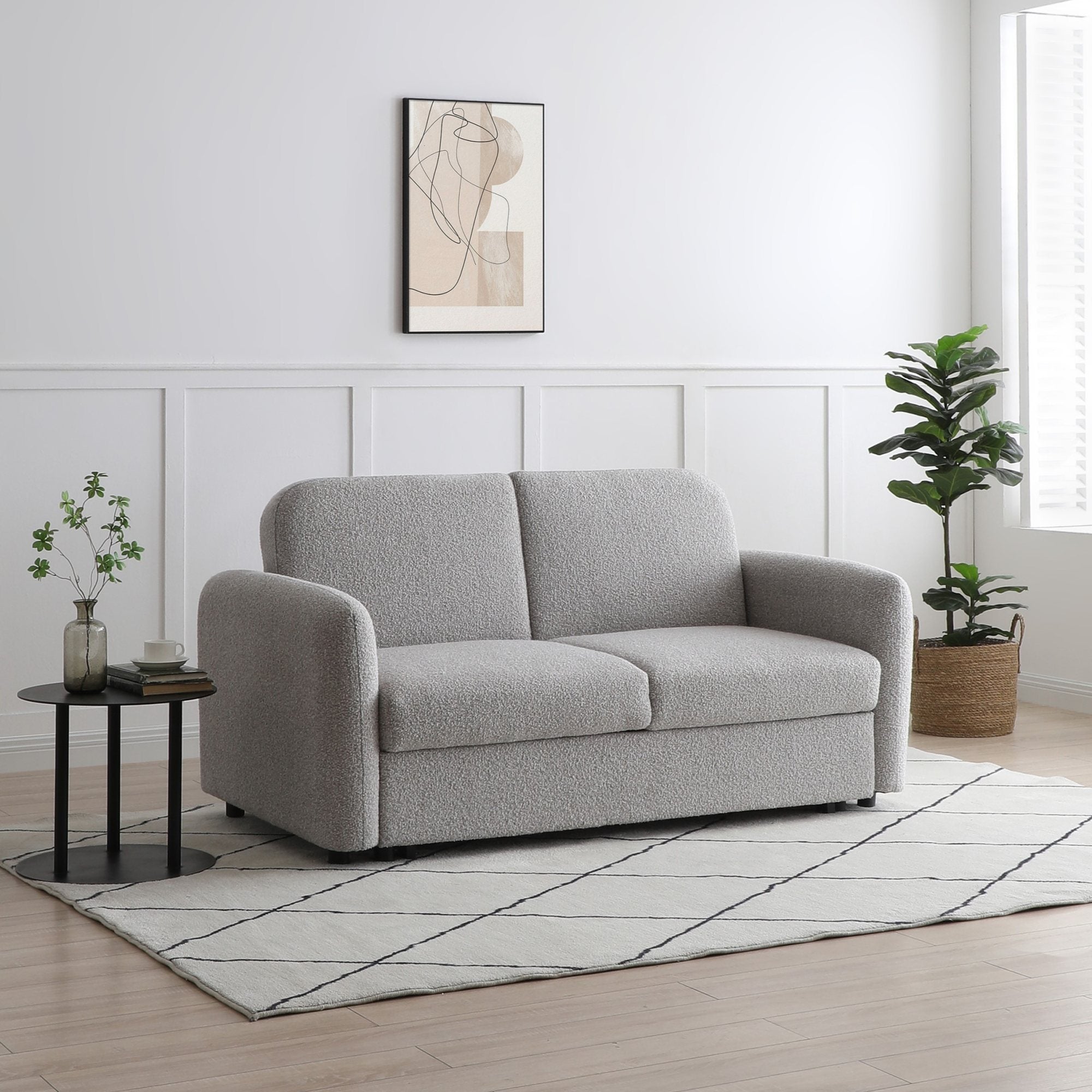 Cloud Sofa Bed, Natural Fabric
