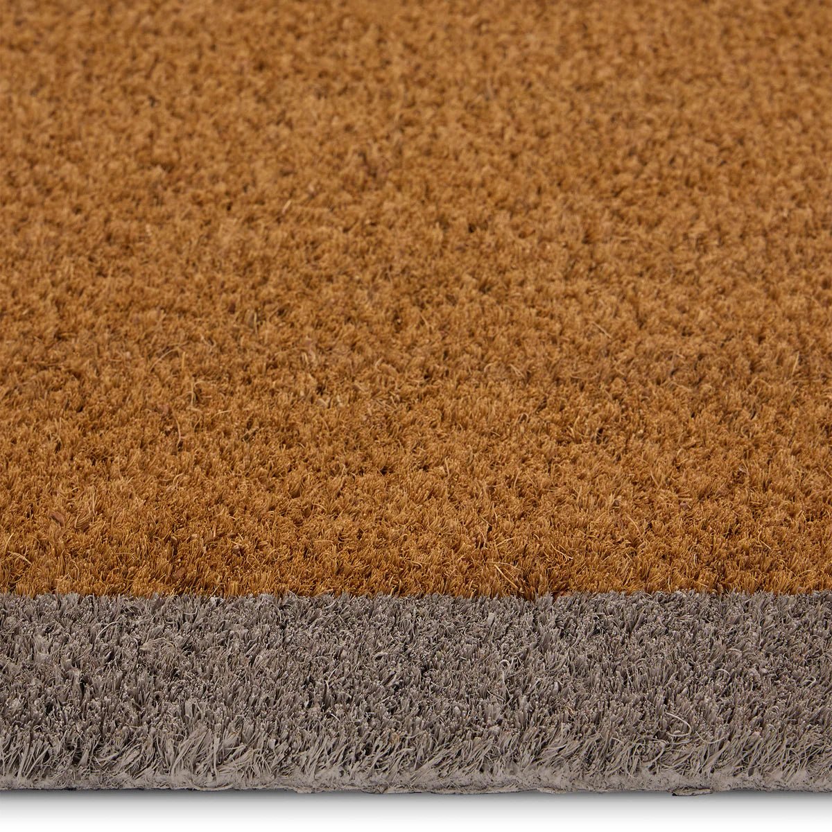 Coir Border Door Mat, Taupe